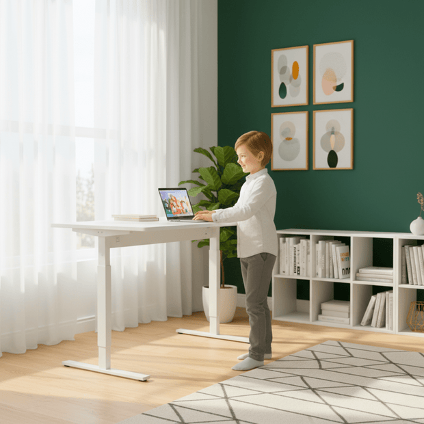 Bureau assis-debout compact réglable pour adulte et enfant – MÖVIA