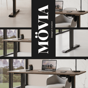 Bureau assis-debout électrique 120x60 cm à mémoire – MÖVIA
