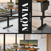 Bureau assis-debout électrique 140x60 cm à mémoire – MÖVIA