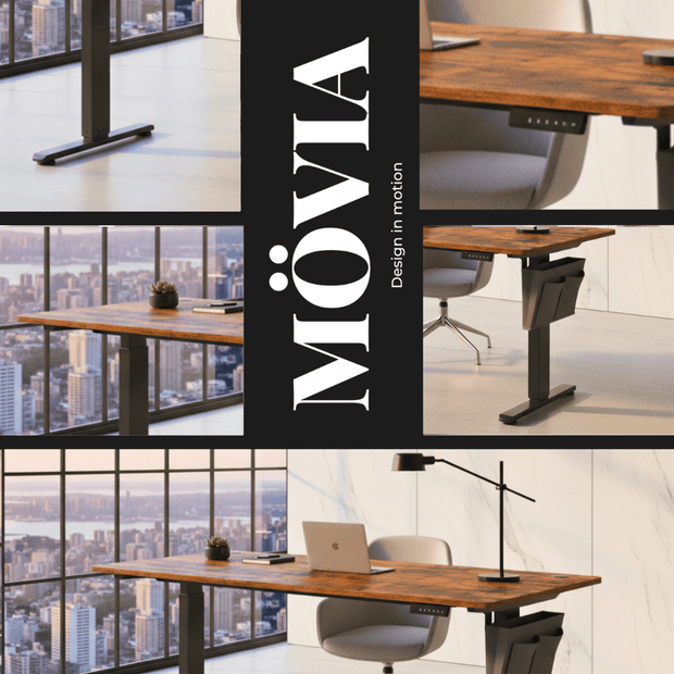 Bureau assis-debout électrique 180x80 cm à mémoire – MÖVIA