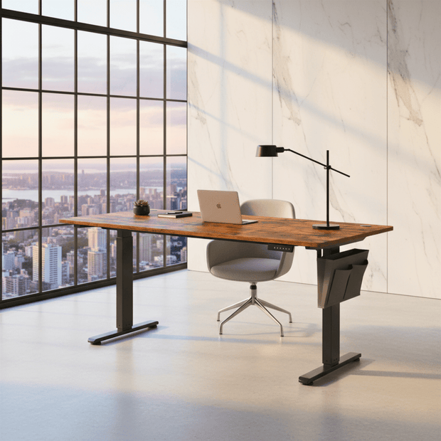 Bureau assis-debout électrique 180x80 cm à mémoire – MÖVIA